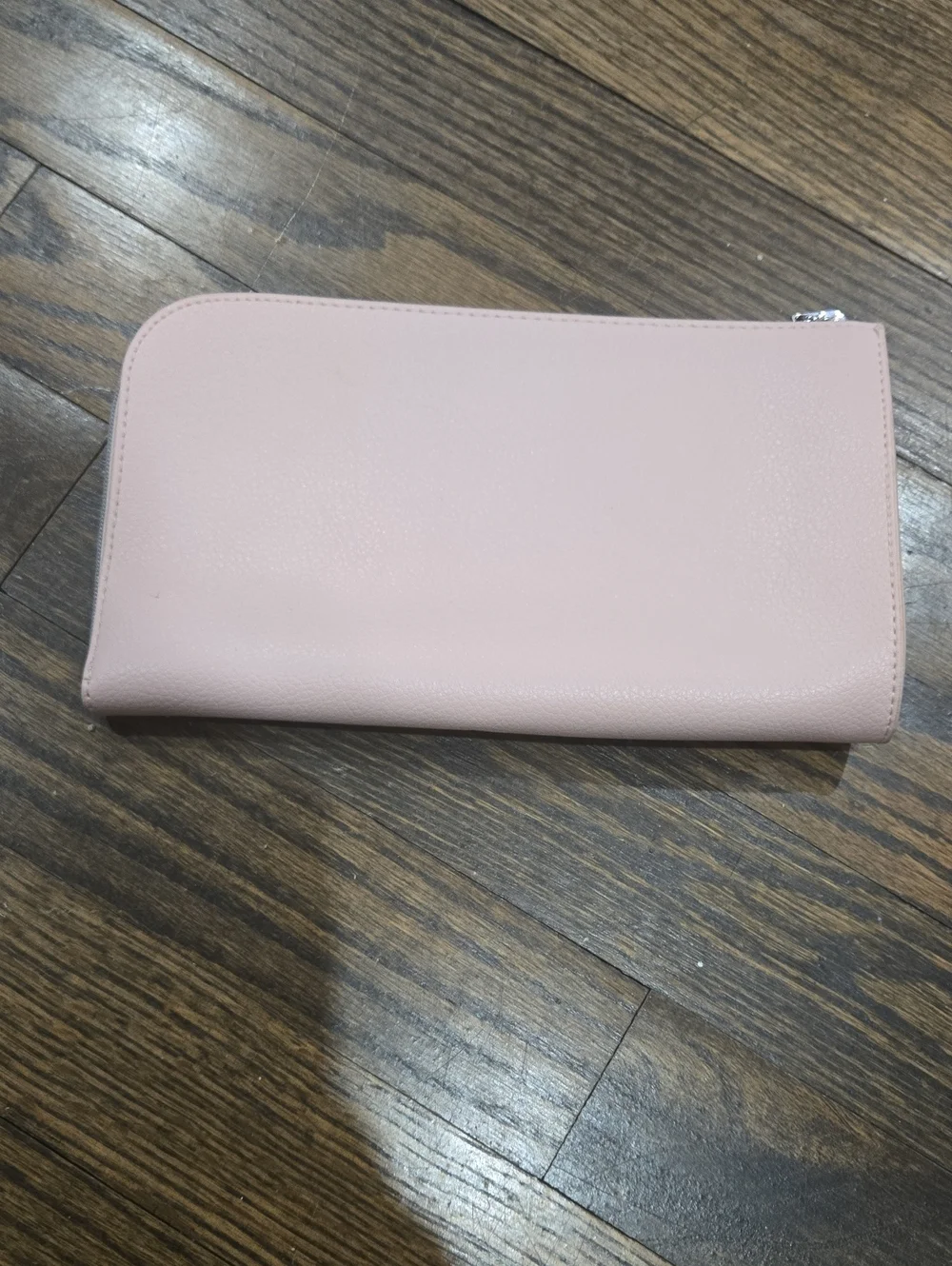 Dior light Pink embossed logo Cosmetic Makeup Bag Pouch travel case